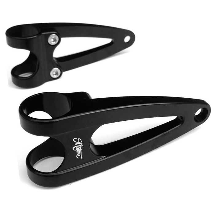 Motorrad Scheinwerferhalter zwei aluminum motorrad scheinwerferhalter in schwarz f 252 r Motorrad Scheinwerferhalter zwei aluminum motorrad scheinwerferhalter in schwarz f 252 r